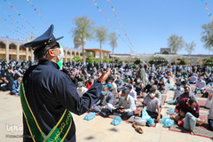 تحویل سال نو در شاهچراغ (ع)