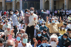 تحویل سال نو در شاهچراغ (ع)