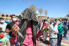 تحویل سال نو در شاهچراغ (ع)