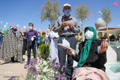 تحویل سال نو در شاهچراغ (ع)