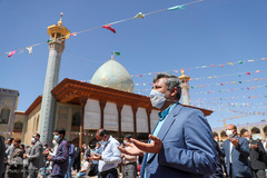 تحویل سال نو در شاهچراغ (ع)