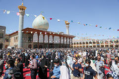 تحویل سال نو در شاهچراغ (ع)