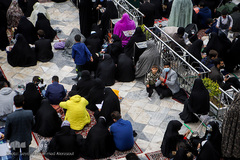 لحظه تحویل سال ۱۴۰۰ در حرم مطهر رضوی