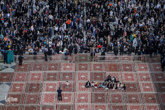 لحظه تحویل سال ۱۴۰۰ در حرم مطهر رضوی