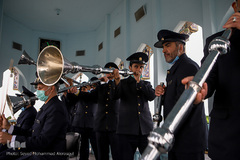 لحظه تحویل سال ۱۴۰۰ در حرم مطهر رضوی