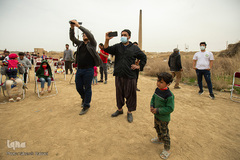 برپایی جشن نوروزی در کوره پزخانه های شمس آباد