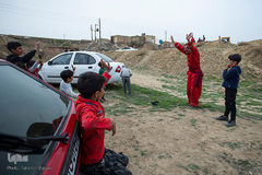 برپایی جشن نوروزی در کوره پزخانه های شمس آباد