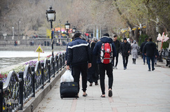 گشت و گذار کرونایی در ائل گلی تبریز‎