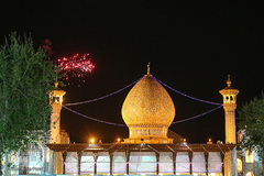 جشن نیمه شعبان در حرم مطهر شاهچراغ(ع)