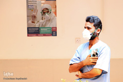 جشن میلاد امام زمان(عج) در آزمایشگاه کرونا - اهواز