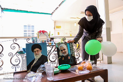 جشن میلاد امام زمان(عج) در آزمایشگاه کرونا - اهواز