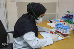 جشن میلاد امام زمان(عج) در آزمایشگاه کرونا - اهواز