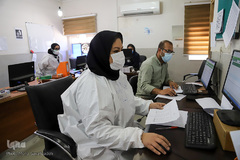 جشن میلاد امام زمان(عج) در آزمایشگاه کرونا - اهواز