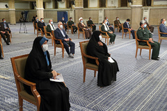 دیدار اعضای ستاد کنگره ملّی شهدای استان یزد با رهبر معظم انقلاب