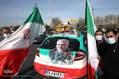 مراسم راهپیمایی خودرویی یوم الله ۲۲ بهمن