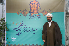 حجت‌الاسلام والمسلیمن اخوان صباغ در دیدار نوروزی 1400 ایکنا