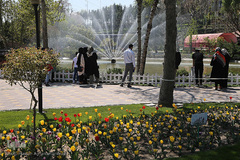 باغ گل «لاله» در بوستان شهید مصطفی چمران کرج