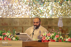 جزء خوانی قرآن کریم در حرم مطهر شاهچراغ (ع)