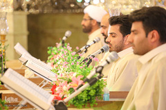 جزء خوانی قرآن کریم در حرم مطهر شاهچراغ (ع)