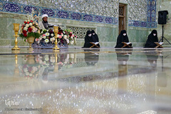 ترتیل‌خوانی در حرم حضرت معصومه(س)