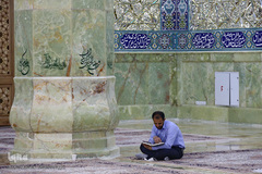 ترتیل‌خوانی در حرم حضرت معصومه(س)