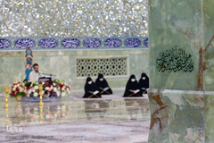 ترتیل‌خوانی در حرم حضرت معصومه(س)