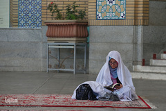 ترتیل‌خوانی در حرم حضرت معصومه(س)