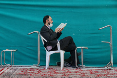 ترتیل‌خوانی در حرم حضرت معصومه(س)