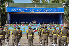 رژه خودرویی روز ارتش در شیراز