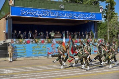 رژه خودرویی روز ارتش در شیراز