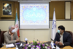  غلامرضا غفاری، معاون فرهنگی و اجتماعی وزارت علوم، تحقیقات و فناوری و عیسی علیزاده، معاون فرهنگی جهاد دانشگاهی