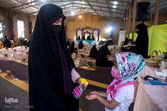 مجلس زنانه جزء خوانی قرآن کریم