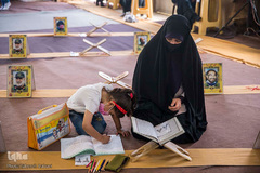 مجلس زنانه جزء خوانی قرآن کریم