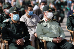 مراسم تشییع پیکر مطهر سرلشگر شهید سیدمحمد حجازی، جانشین سابق فرماندهی نیروی قدس سپاه در اصفهان