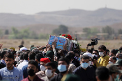 مراسم تشییع پیکر مطهر سرلشگر شهید سیدمحمد حجازی، جانشین سابق فرماندهی نیروی قدس سپاه در اصفهان