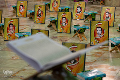 مراسم ترتیل خوانی قرآن در امامزاده صالح