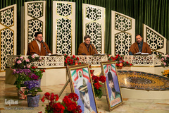 مراسم ترتیل خوانی قرآن در امامزاده صالح