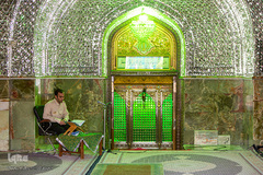 مراسم ترتیل خوانی قرآن در امامزاده صالح