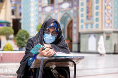 مراسم ترتیل خوانی قرآن در امامزاده صالح