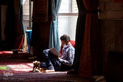 مراسم ترتیل خوانی قرآن در امامزاده صالح