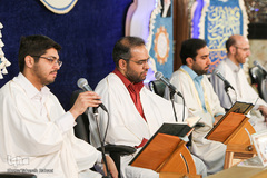 ترتیل خوانی قرآن کریم در حرم حضرت عبدالعظیم (ع)