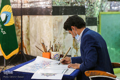 ترتیل خوانی قرآن کریم در حرم حضرت عبدالعظیم (ع)