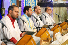 ترتیل خوانی قرآن کریم در حرم حضرت عبدالعظیم (ع)