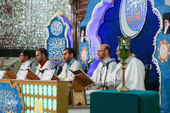 ترتیل خوانی قرآن کریم در حرم حضرت عبدالعظیم (ع)