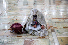 ترتیل خوانی قرآن کریم در حرم حضرت عبدالعظیم (ع)