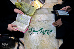 ترتیل خوانی قرآن کریم در حرم حضرت عبدالعظیم (ع)