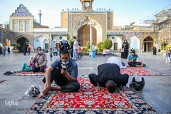 ترتیل خوانی قرآن کریم در حرم حضرت عبدالعظیم (ع)