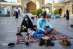 ترتیل خوانی قرآن کریم در حرم حضرت عبدالعظیم (ع)