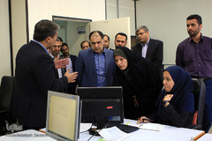 بازدید محمد خدادی، مدیر عامل اسبق ایرنا از تحریریه ایکنا