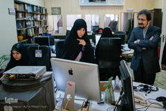 بازدید بهرام قاسمی، سخنگوی اسبق و رئیس وقت مرکز دیپلماسی عمومی و رسانه‌ای وزارت امور خارجه از ایکنا